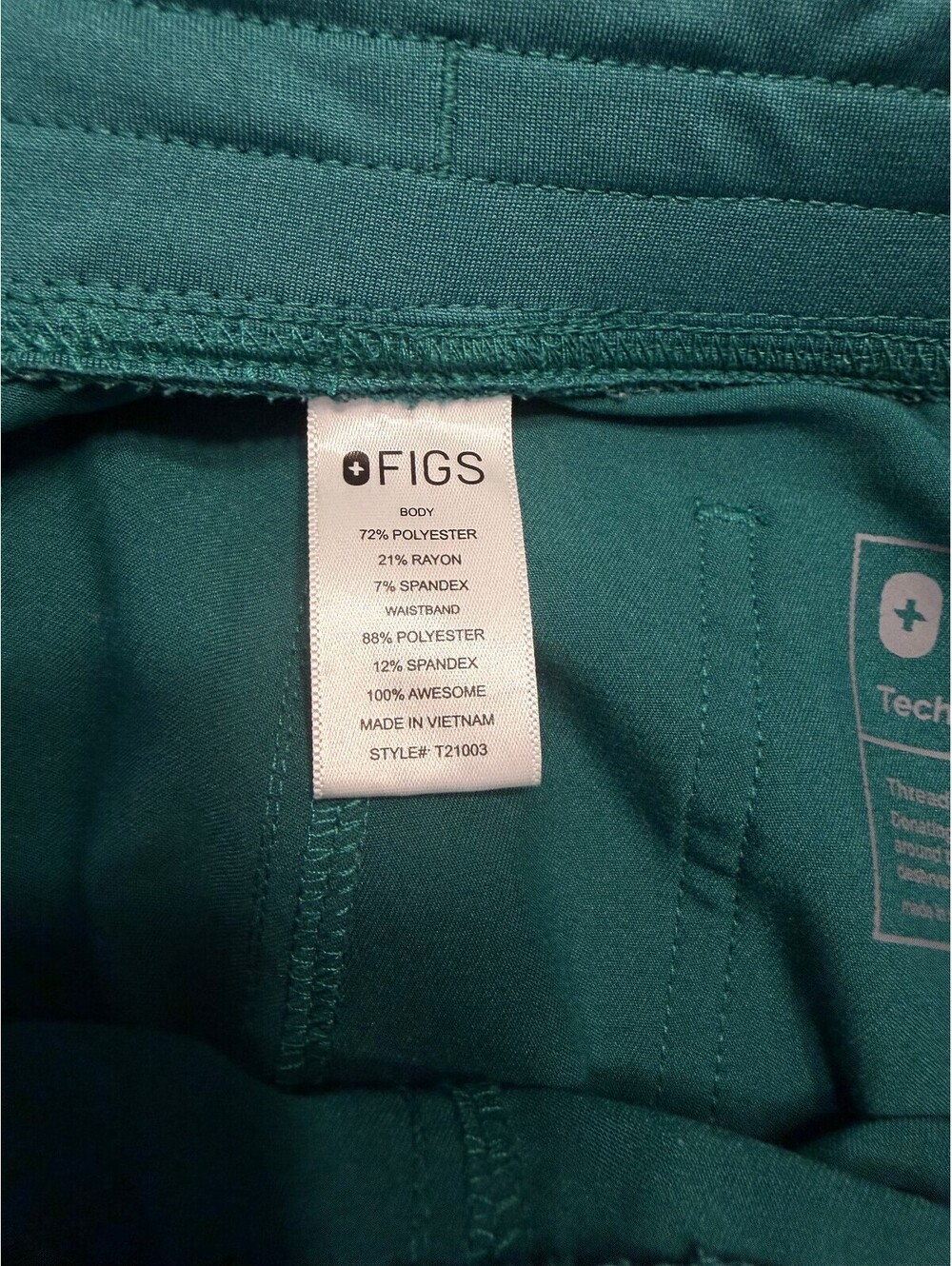 FIGS Livingston Basic Scrub Pants – Forest Green – Size M 🌲💚 - Picture 6 of 6